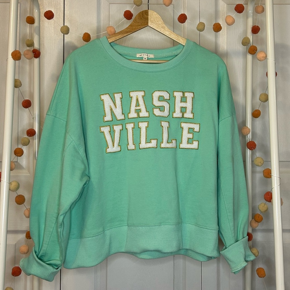 Nashville Graphic Mint Sweatshirt